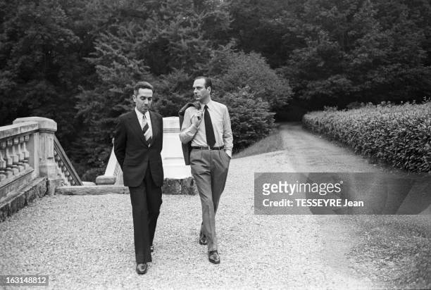 Visitof Prime Minister Jacques Chirac In Correze. France, 24 juin 1974, L'homme d'état Jacques CHIRAC, alors Premier ministre français, est en visite...