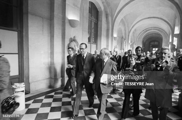 Congress Of Versailles October 21St, 1974. 21 octobre 1974, Sous la Vème République, le Congrès est la réunion des deux chambres, l'Assemblée...