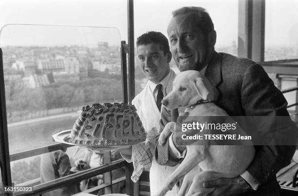 Dick, A Dog Saved By A Major. En septembre1957, à Paris, un jeune chien Labrador blanc à été sauvé et adopté par un militaire major dans l'armée. Ici...