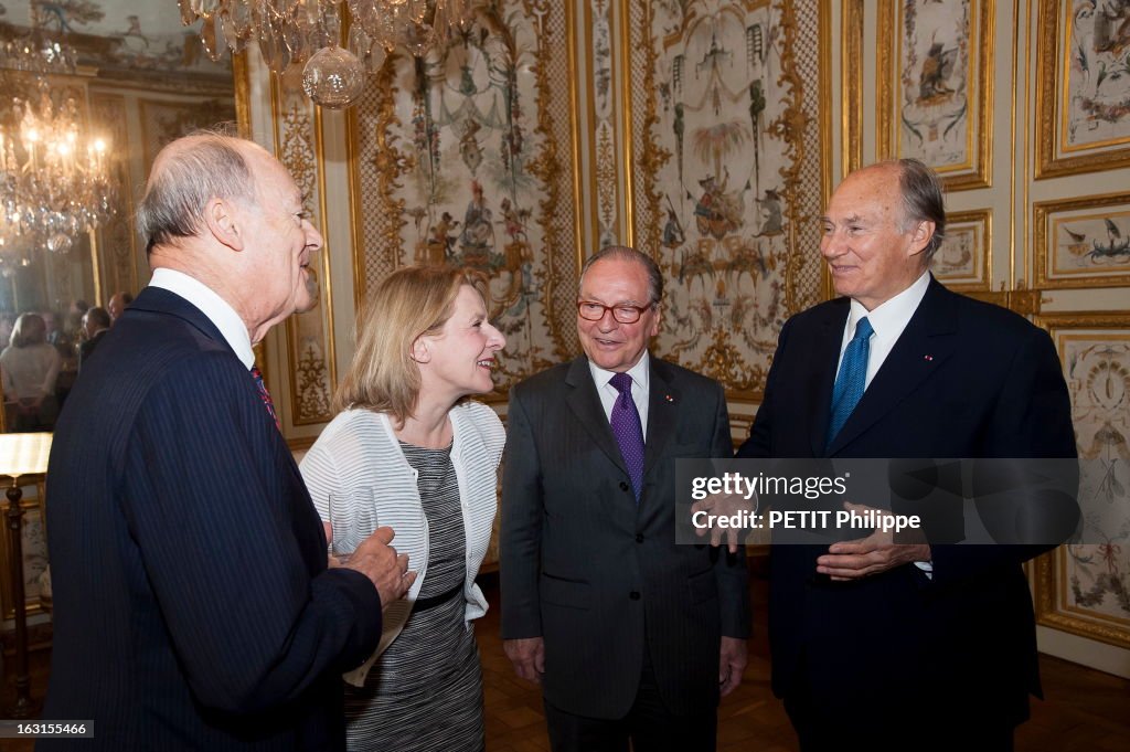 The Aga Khan Patron Of Chateau De Chantilly