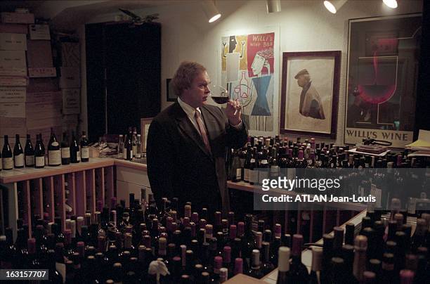 Wine Critic Robert Parker At Home With Family In Maryland. Aux Etats-Unis, en septembre 2001, Rendez-vous avec Robert PARKER, oenologue, critique de...