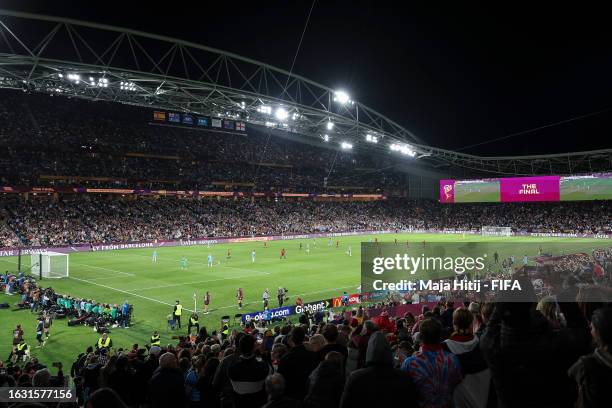 General view during the FIFA Women's World Cup Australia & New Zealand 2023 Final match between Spain and England at Stadium Australia on August 20,...