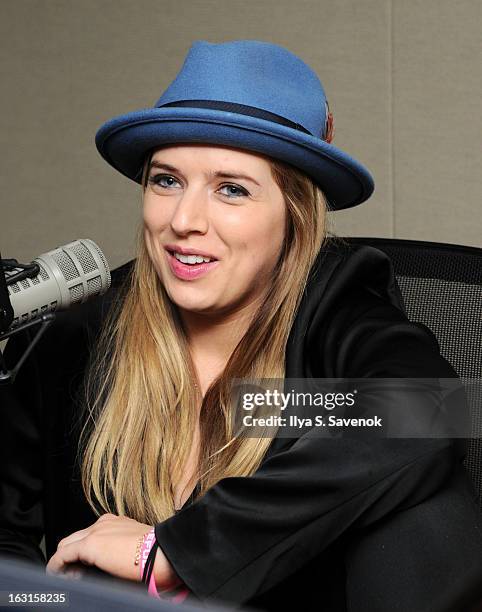 Ward guest DJs on The Spectrum in the SiriusXM Studios on March 5, 2013 in New York City.