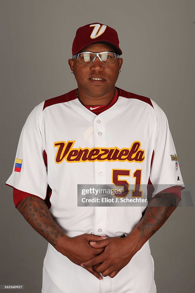 2013 World Baseball Classic Pool C - Team Venezuela Head Shots