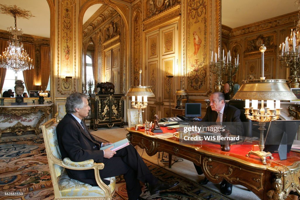 Chirac-Villepin Against The Crisis Of Suburbs