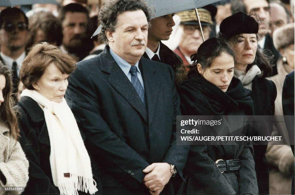 The Funeral Of Francois Mitterrand In Jarnac