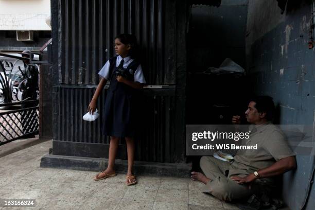 Meeting With Rubina Ali, The Young Star Of Film 'Slumdog Millionaire'. Bombay , 24 juin 2009 : rencontre avec Rubina ALI, la jeune héroïne du film...