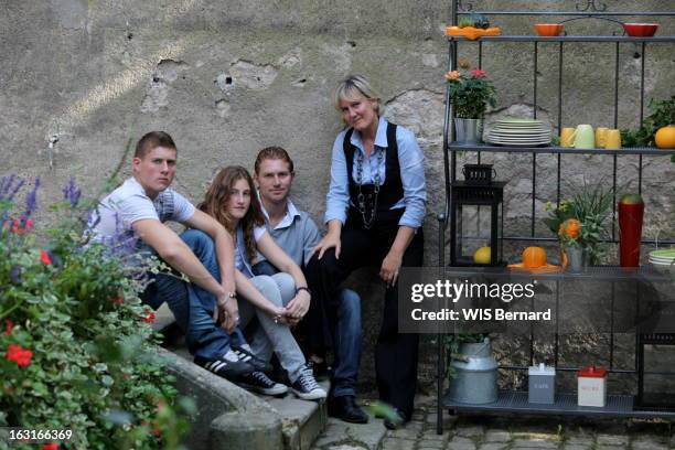 Rendezvous With Nadine Morano At Home In Toul. Toul, 19 septembre 2009 : Nadine MORANO, secrétaire d'Etat chargée de la Famille et de la Solidarité,...