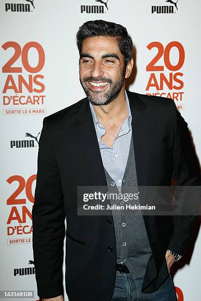 Ary Abittan attends '20 Ans D'Ecart' Premiere at Gaumont Capucines on March 5, 2013 in Paris, France.