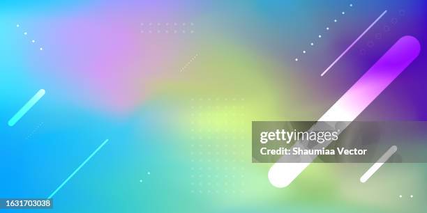 abstract blurred gradient fluid vector background design wallpaper template with geometric shape, dynamic color, waves, and blend. futuristic modern backdrop design for business, presentation, ads, banner - green artificial intelligence background eps stock illustrations