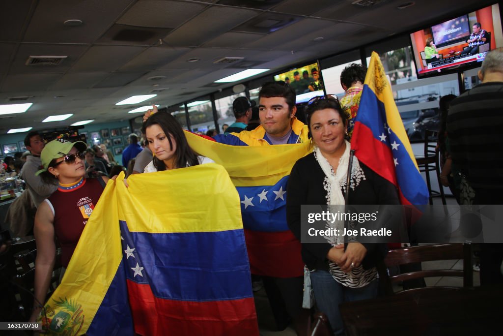 Venezuelans In Miami Area React To Death Of Hugo Chavez