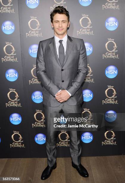 James Franco attends the "Oz The Great And Powerful" VIP screening at the Crosby Street Hotel on March 5, 2013 in New York City.
