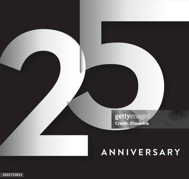 25th Graphics 216 25th Anniversary Logo High Res Vector Graphics - Getty Images