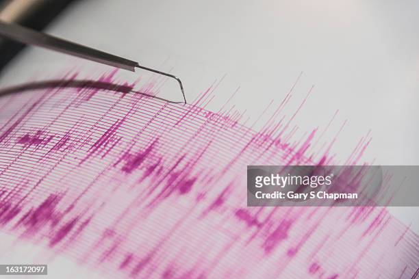 seismometer - earthquake stock pictures, royalty-free photos & images