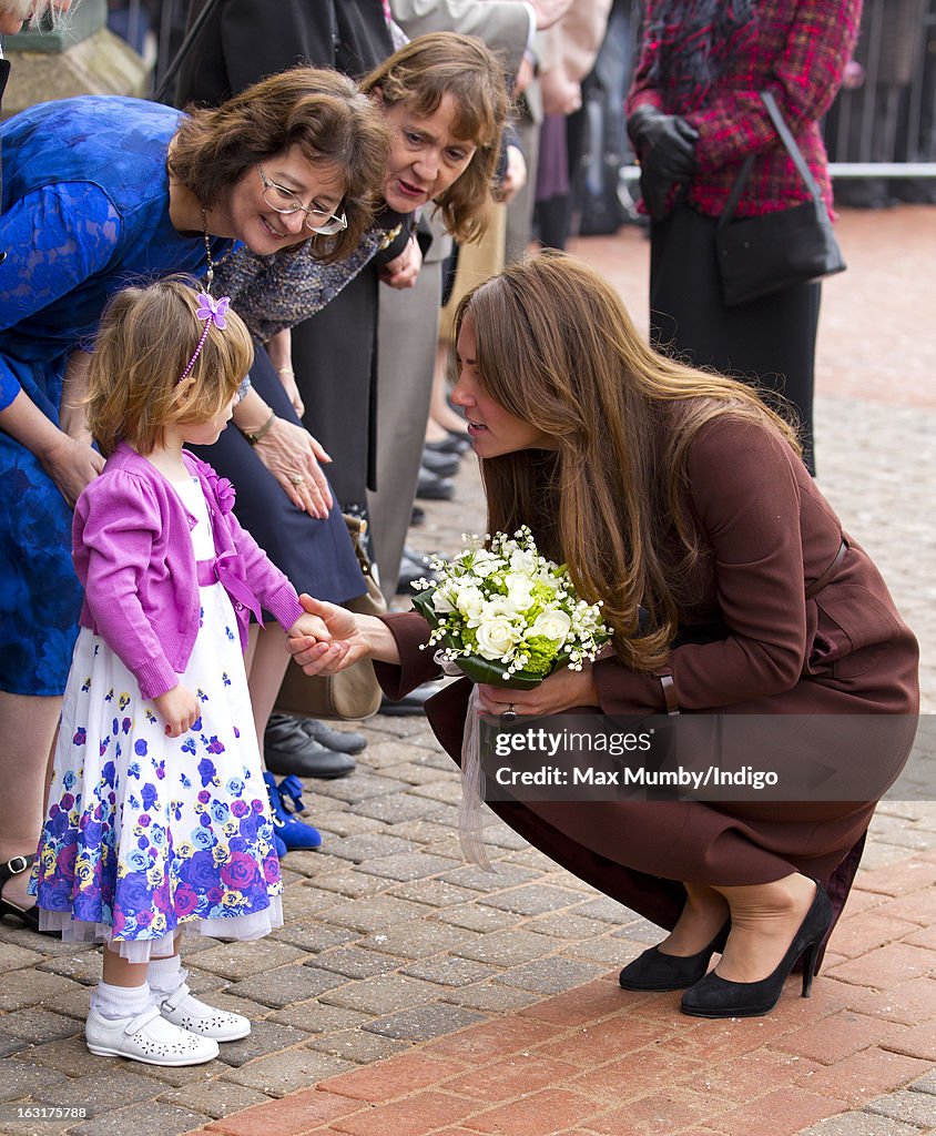 The Duchess Of Cambridge Visits Grimsby