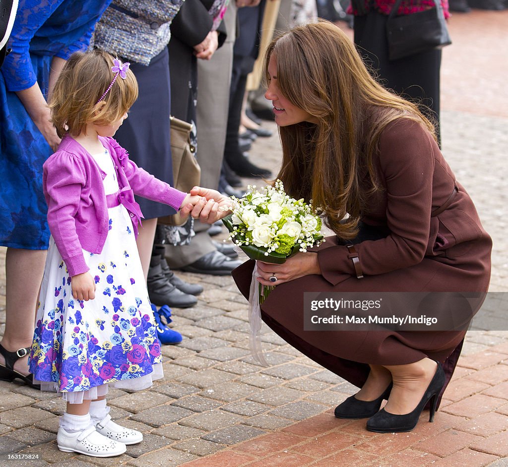 The Duchess Of Cambridge Visits Grimsby