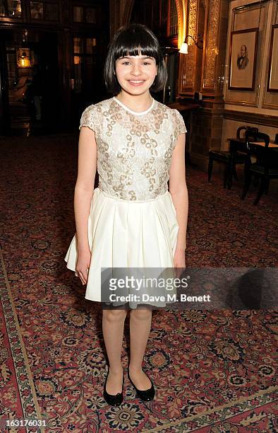 Maya Gerber attends an after party following the press night performance of 'The Audience' at One Whitehall Place on March 5, 2013 in London, England.