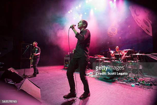 Bouncing Souls performs in concert at The Filmore on March 3, 2013 in Detroit, Michigan.