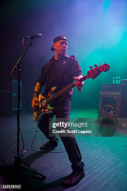 Bryan Kienlen of Bouncing Souls performs in concert at The Filmore on March 3, 2013 in Detroit, Michigan.