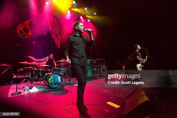 Bouncing Souls performs in concert at The Filmore on March 3, 2013 in Detroit, Michigan.