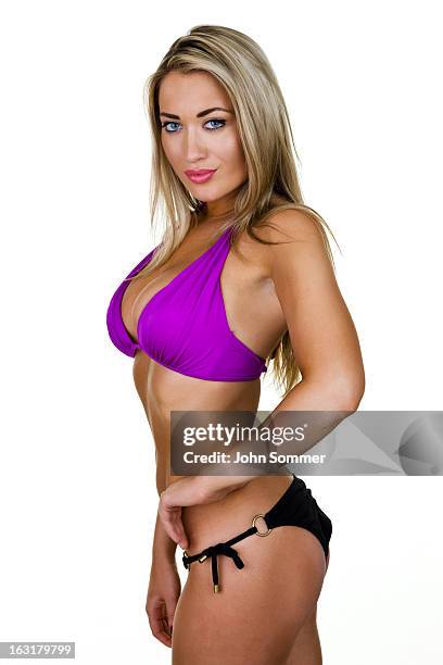 beutiful woman wearing a bikini - women in skimpy bathing suits stock pictures, royalty-free photos & images