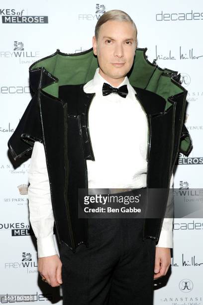 Decades founder Cameron Silver attends the "Dukes Of Melrose" Premiere at 583 Park Avenue on March 5, 2013 in New York City.