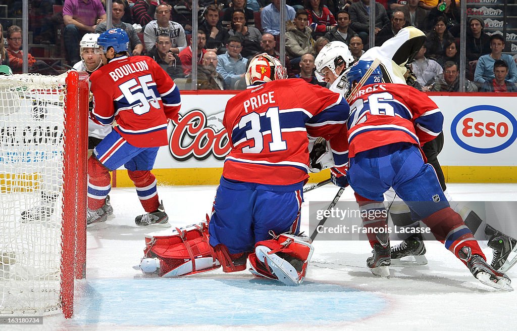 Pittsburgh Penguins v Montreal Canadiens