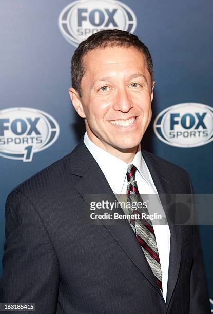 Personality Ken Rosenthal attends the 2013 Fox Sports Media Group Upfront after party at Roseland Ballroom on March 5, 2013 in New York City.