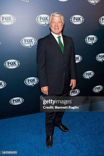 Personality Jimmy Johnson attends the 2013 Fox Sports Media Group Upfront after party at Roseland Ballroom on March 5, 2013 in New York City.