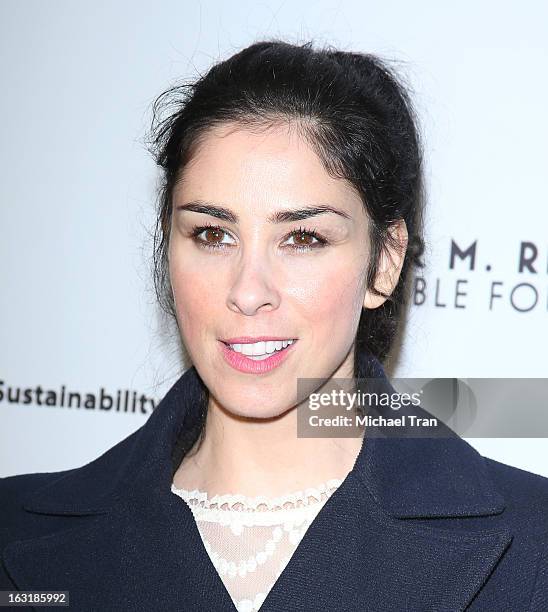 Sarah Silverman arrives at the 2nd annual an Evening of Environmental Excellence Gala held at a private residence on March 5, 2013 in Beverly Hills,...