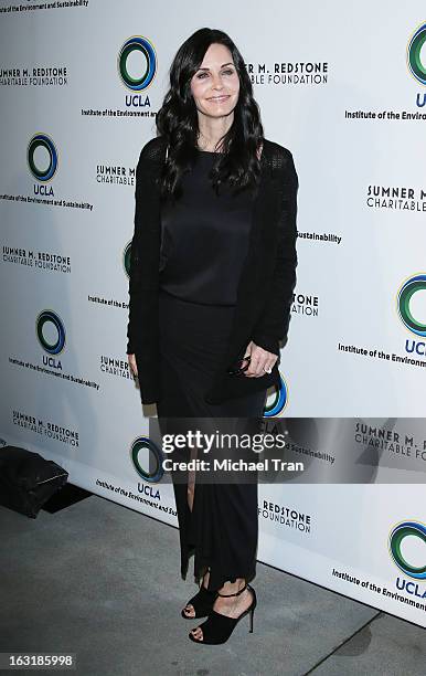 Courteney Cox arrives at the 2nd annual an Evening of Environmental Excellence Gala held at a private residence on March 5, 2013 in Beverly Hills,...