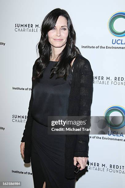 Courteney Cox arrives at the 2nd annual an Evening of Environmental Excellence Gala held at a private residence on March 5, 2013 in Beverly Hills,...