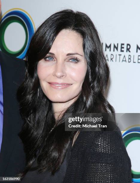 Courteney Cox arrives at the 2nd annual an Evening of Environmental Excellence Gala held at a private residence on March 5, 2013 in Beverly Hills,...