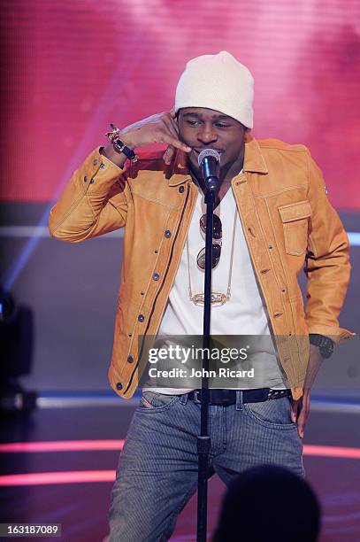 Marcus Canty visits BET's "106 & Park" at BET Studios on March 4, 2013 in New York City.