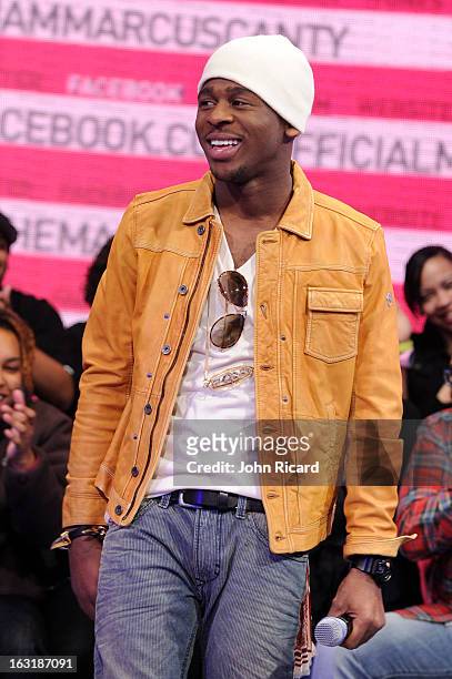 Marcus Canty visits BET's "106 & Park" at BET Studios on March 4, 2013 in New York City.