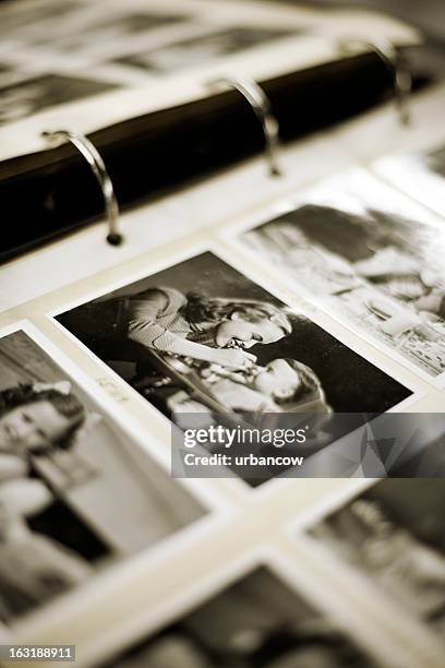 vintage photograph - photo album stock pictures, royalty-free photos & images