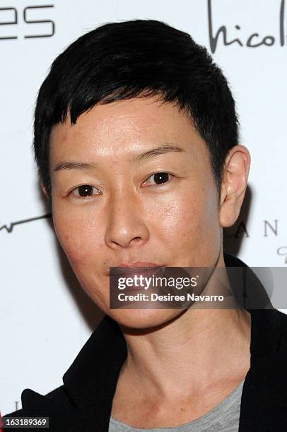 Model/actress Jenny Shimizu attends the "Dukes Of Melrose" Premiere at 583 Park Avenue on March 5, 2013 in New York City.