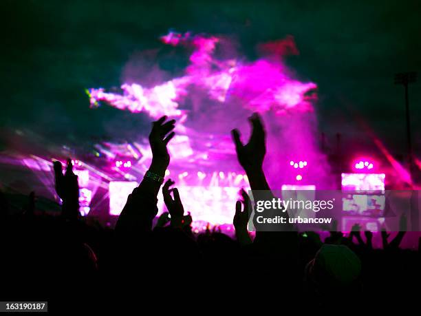 live-musik-festival - standbild bildeffekt stock-fotos und bilder