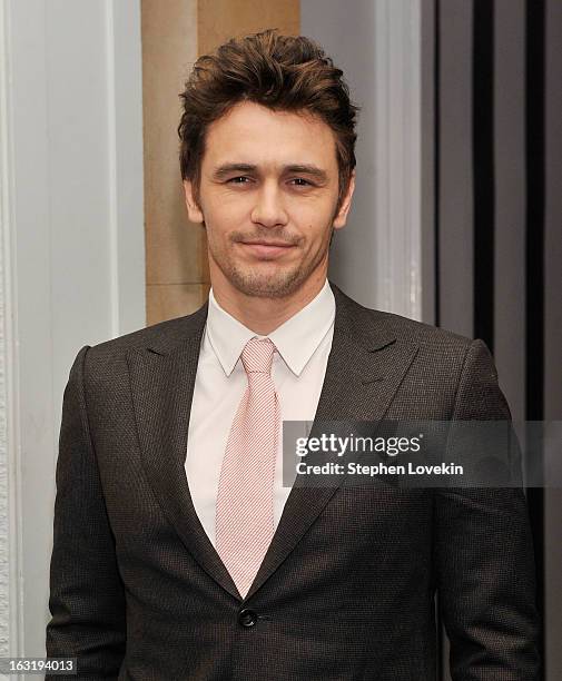 Actor James Franco attends the after party for the Gucci and The Cinema Society screening of "Oz the Great and Powerful" at Harlow on March 5, 2013...