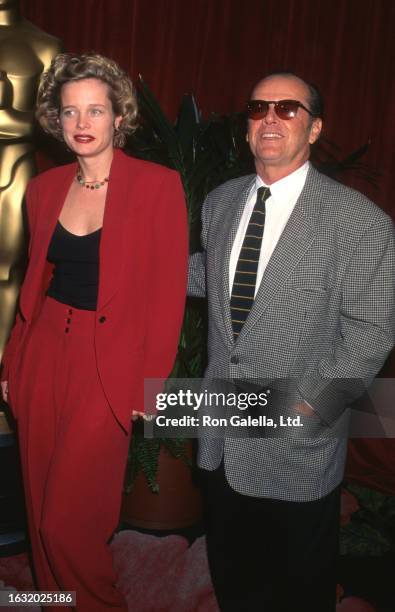 American actors Rebecca Broussard & Jack Nicholson attend 17th annual Academy Awards Nominees Luncheon at the Beverly Hilton Hotel, Beverly Hills,...