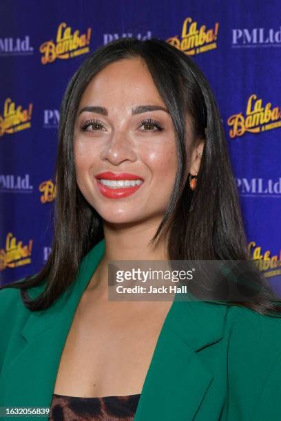 Katya Jones attends the "La Bamba" London Press Night at The Peacock Theatre on August 22, 2023 in London, England.