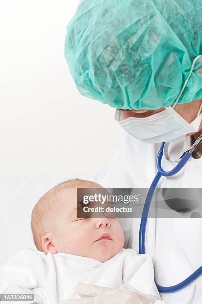 baby with seborrheic dermatitis - seborrheic dermatitis stock pictures, royalty-free photos & images