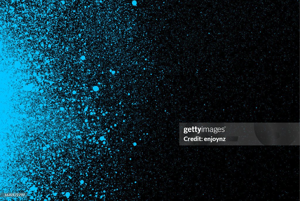 Blue spray paint background
