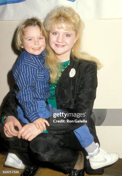 Actor Brian Bonsall and Actress Tina Yothers attend the ICAN Associates' Eighth Annual Christmas Party to Benefit the MacLaren Children's Center on...