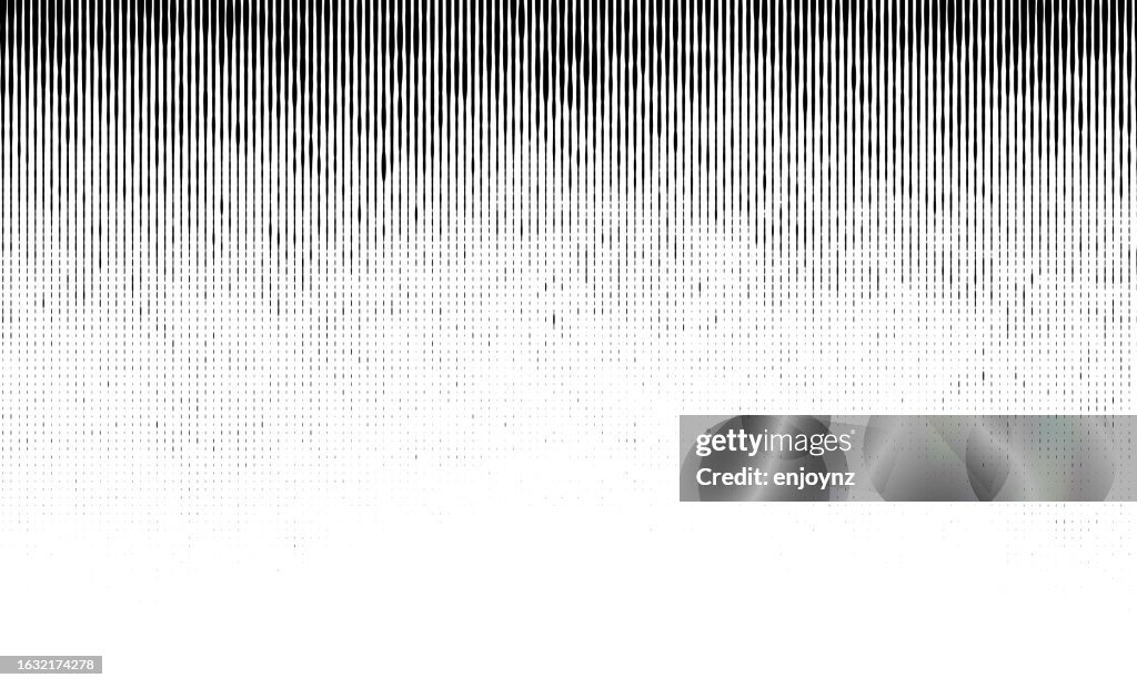 Seamless black lines gradient pattern