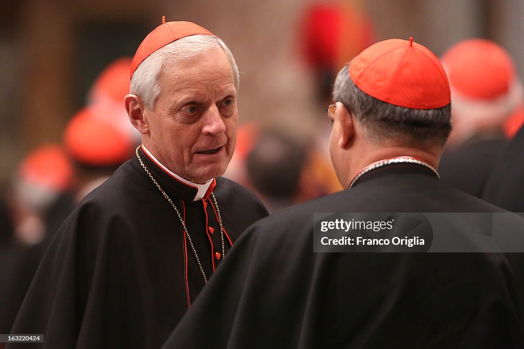 Cardinals Attend A Celebration At St. Peter's Basilica