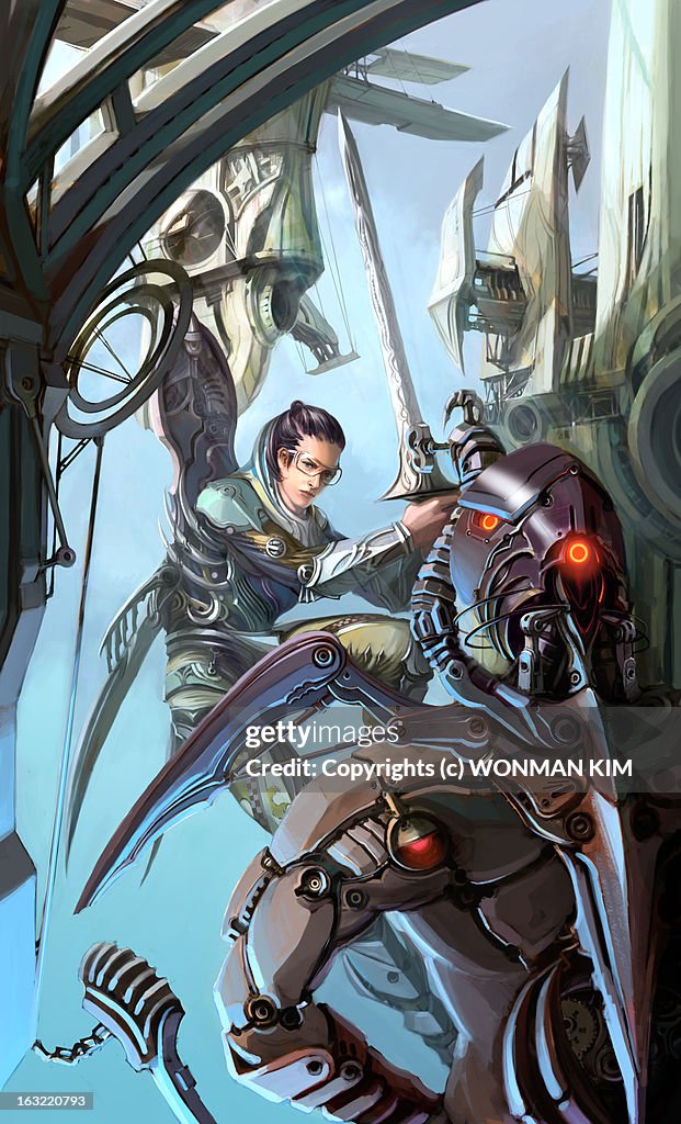 Icarus SF illustration