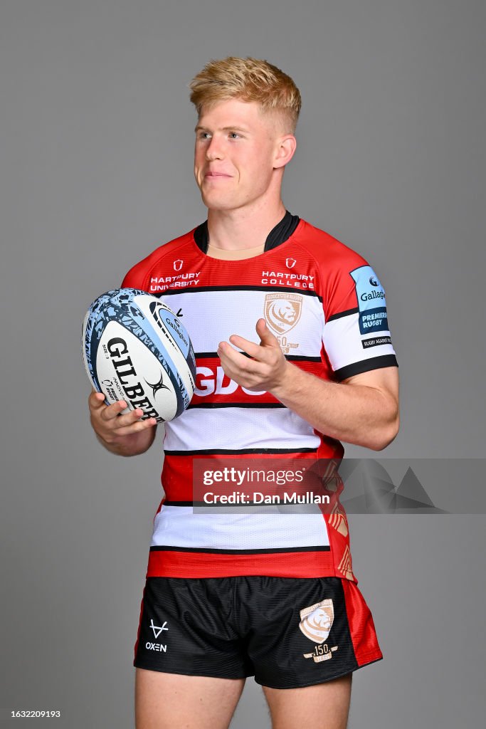 George Slicker Rugby George Barton of Gloucester Rugby poses for a portrait during the ...
