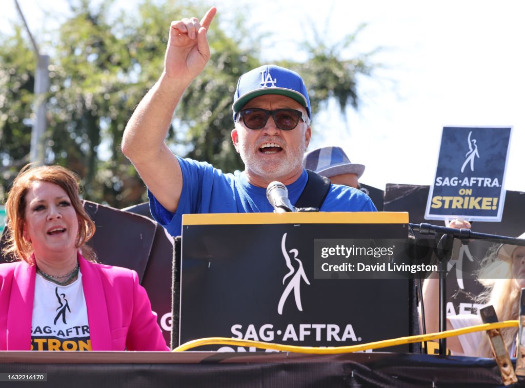 Members Of SAG-AFTRA And WGA Go On Strike