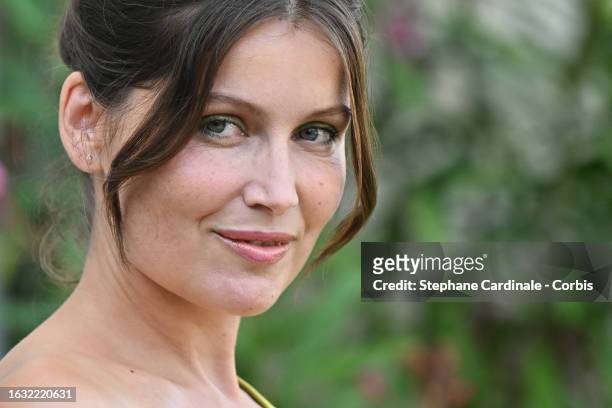 Laetitia Casta poses during Day One of the 16th Angouleme French-Speaking Film Festival on August 22, 2023 in Angouleme, France.